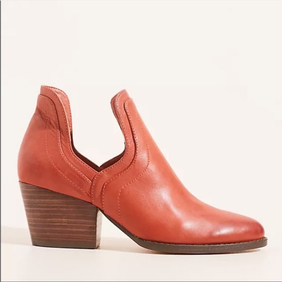 Anthro Silent D cut out booties in terracotta leather GORGEOUS! Size 40 Like new - Picture 13 of 14